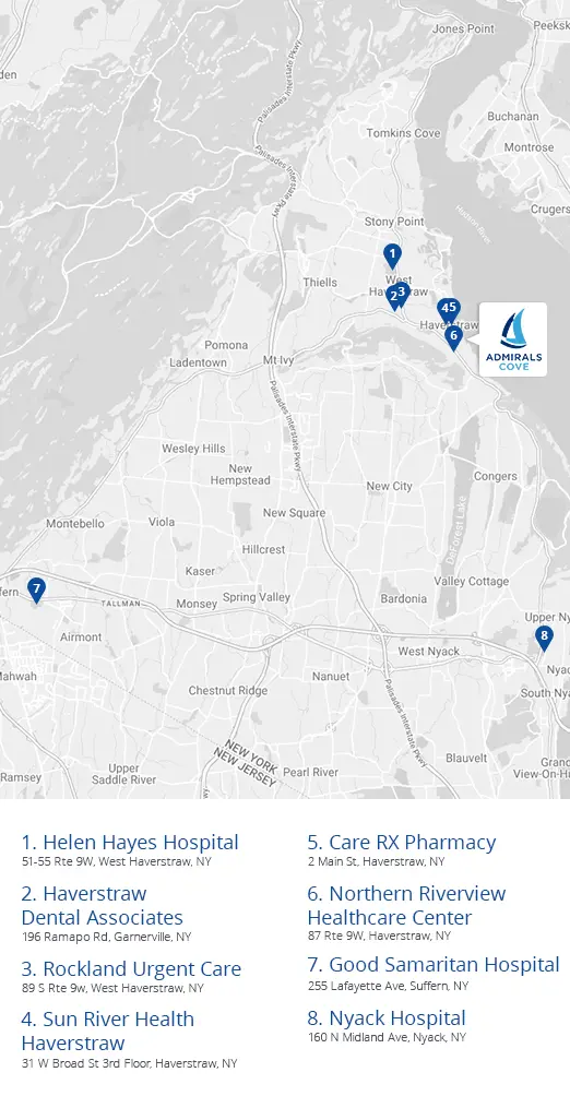 Admirals Cove - Health - Mobile Map