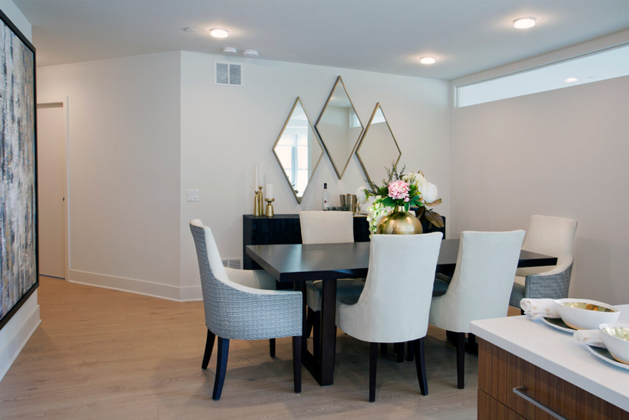 Some Units feature a Separate Dining Room