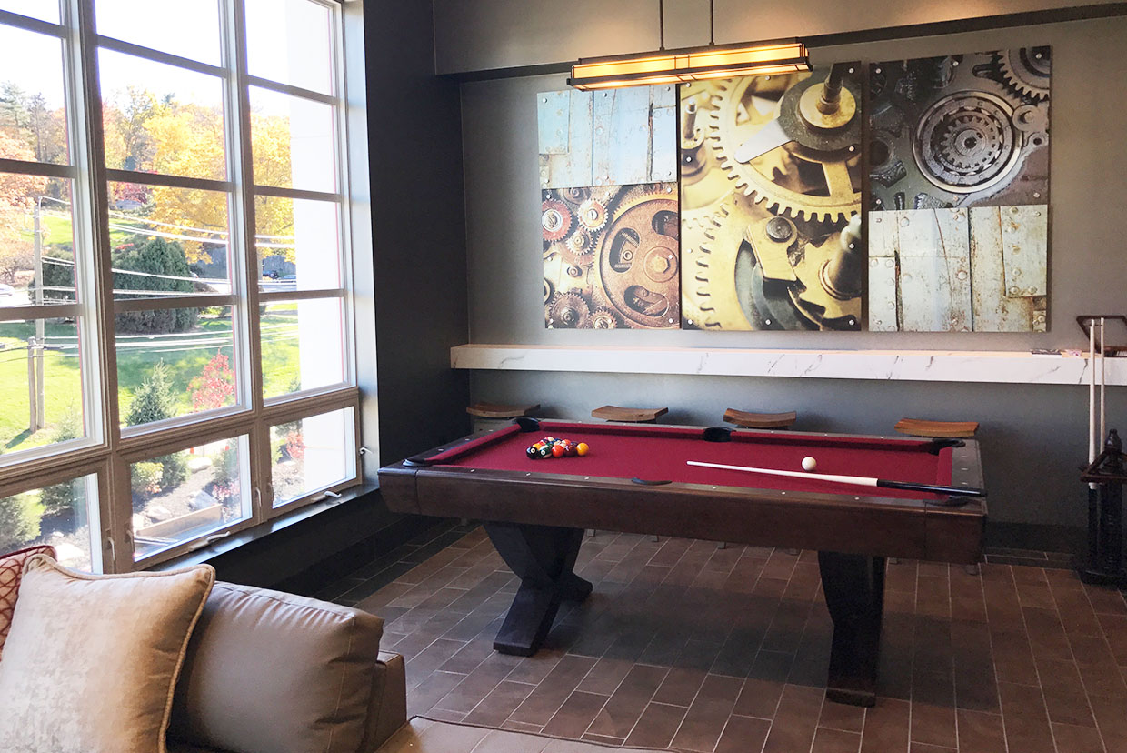 Billiard Table in the Club Lounge