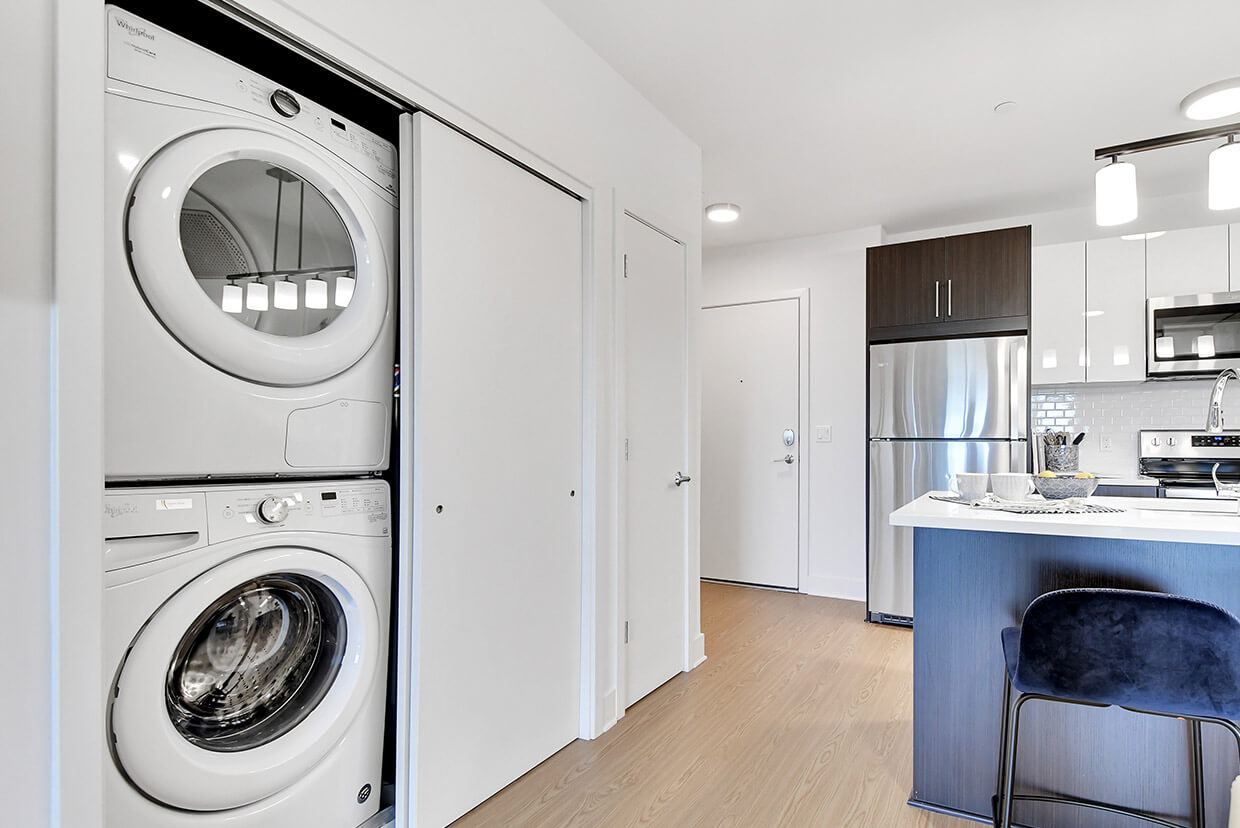 Washer & Dryer in Every Unit