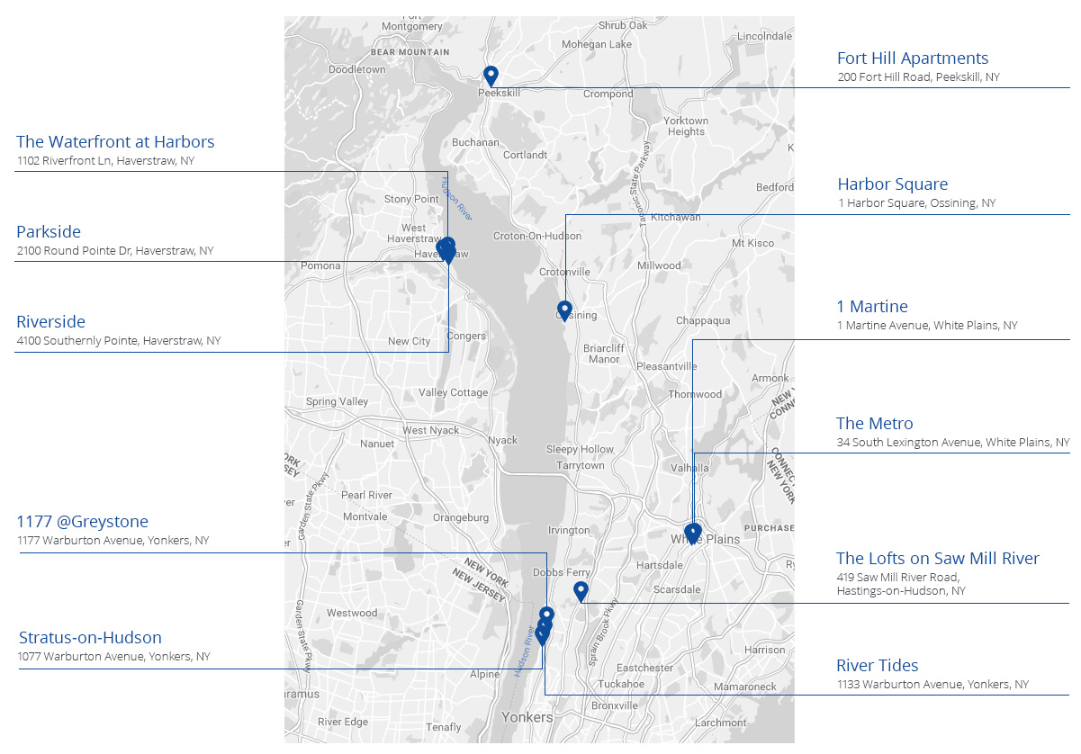 GDC Rentals Properties map