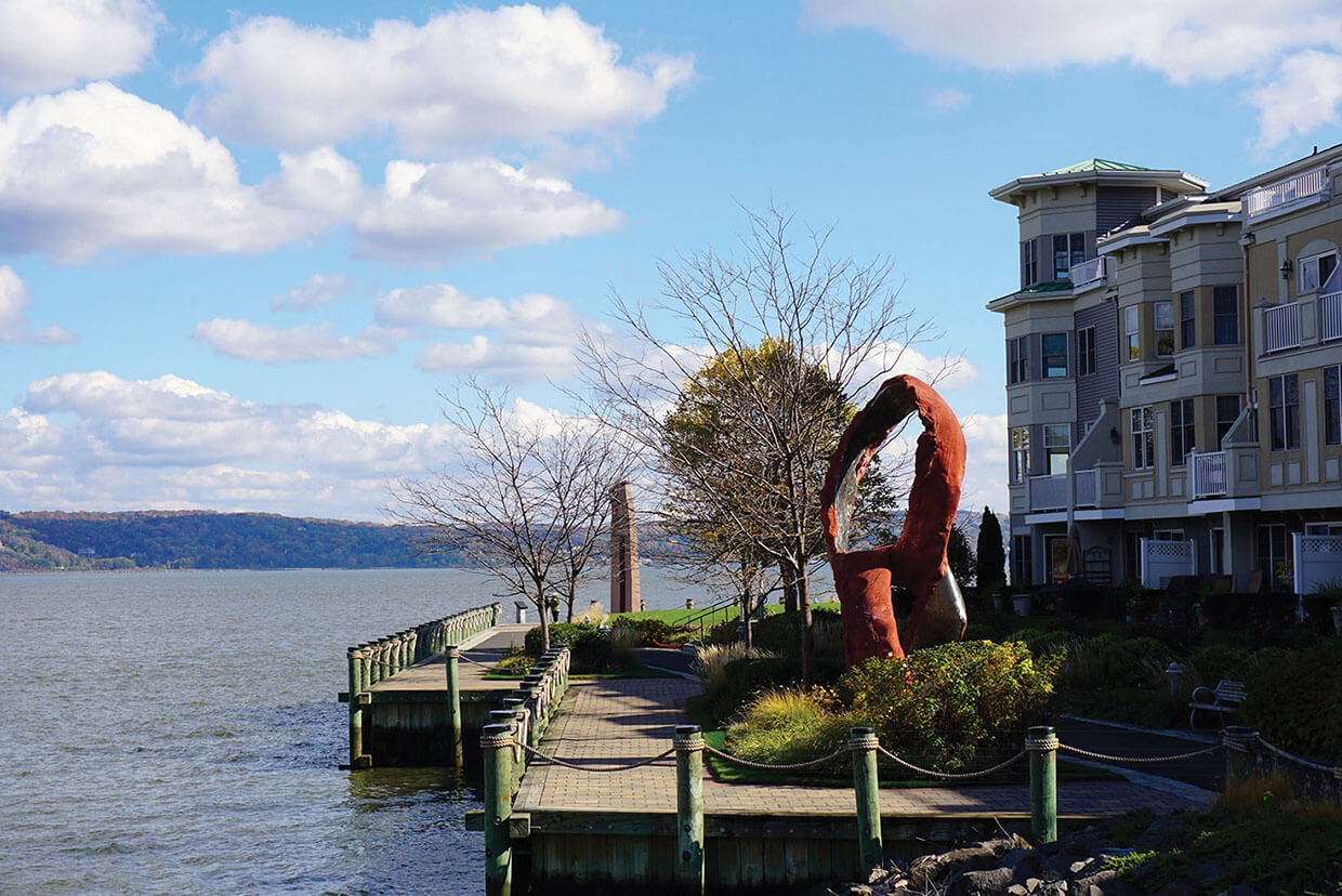 Haverstraw’s Waterfront Promenade features Monumental Sculptures