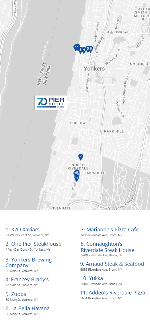 70 Pier St Nearby Restaurants