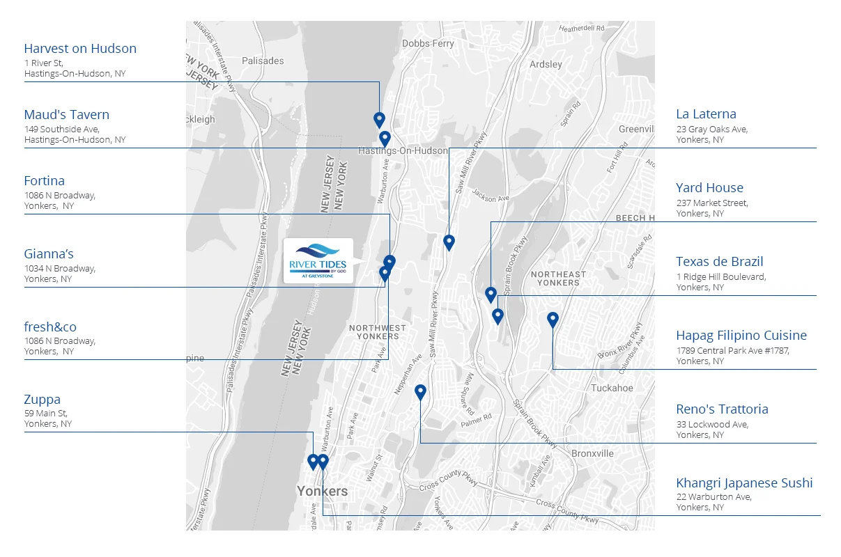 River Tides Nearby Restaurants