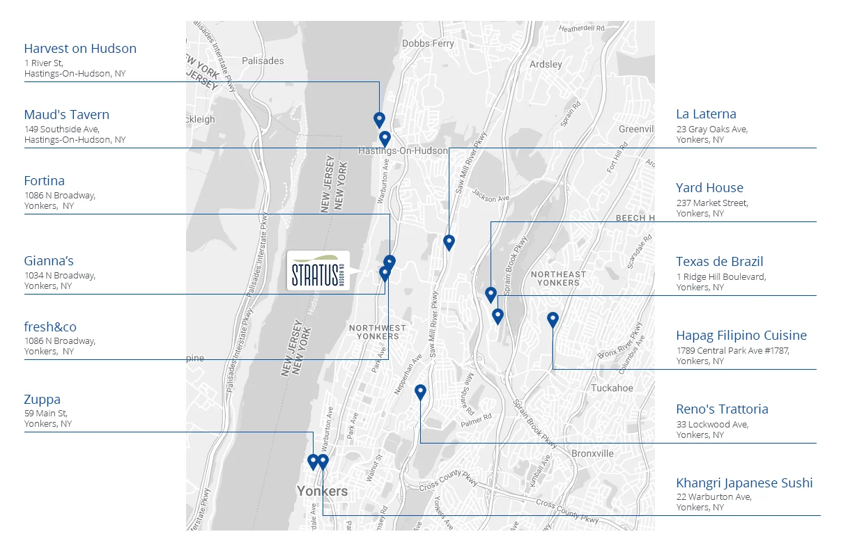 Stratus Nearby Restaurants