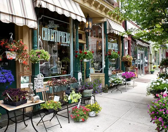 Visit nearby Nyack with its renowned antique district