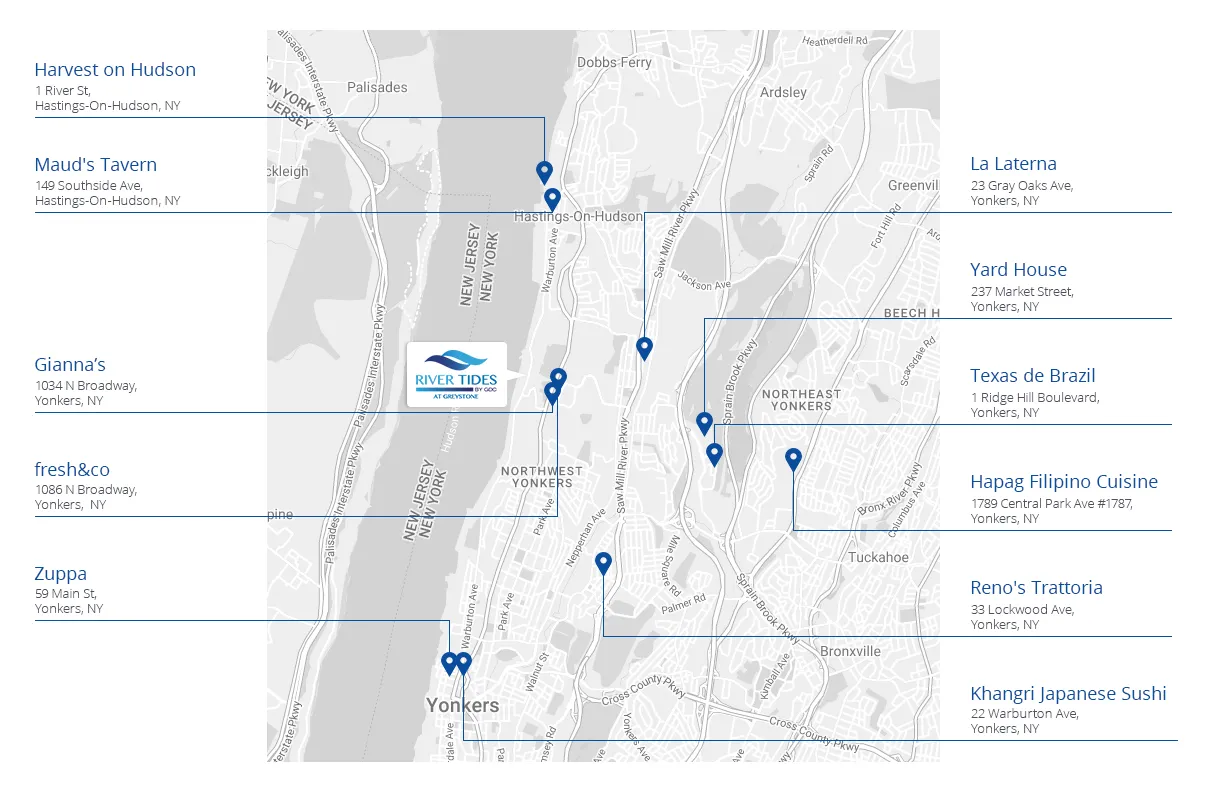 River Tides Nearby Restaurants