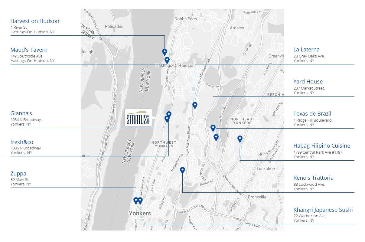 Stratus Nearby Restaurants