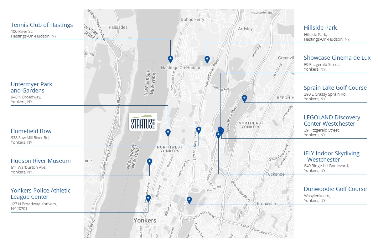 Stratus Nearby Sports and Leisure Places