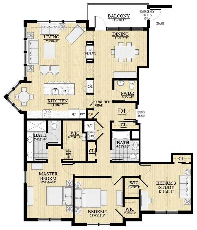 Waterfront Unit D1